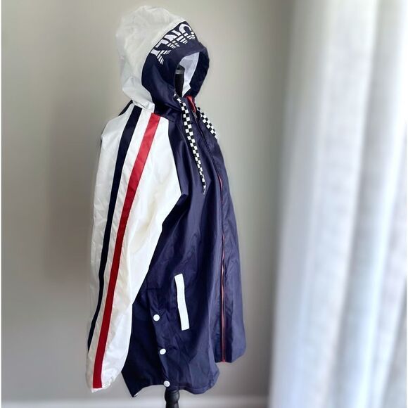 MEMBERS ONLY 90s Colorblock Winter Rain Parka  Jacket Size S - Picture 7 of 11